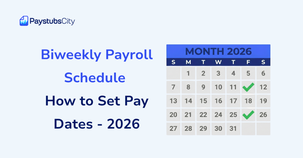 Biweekly Payroll Schedule