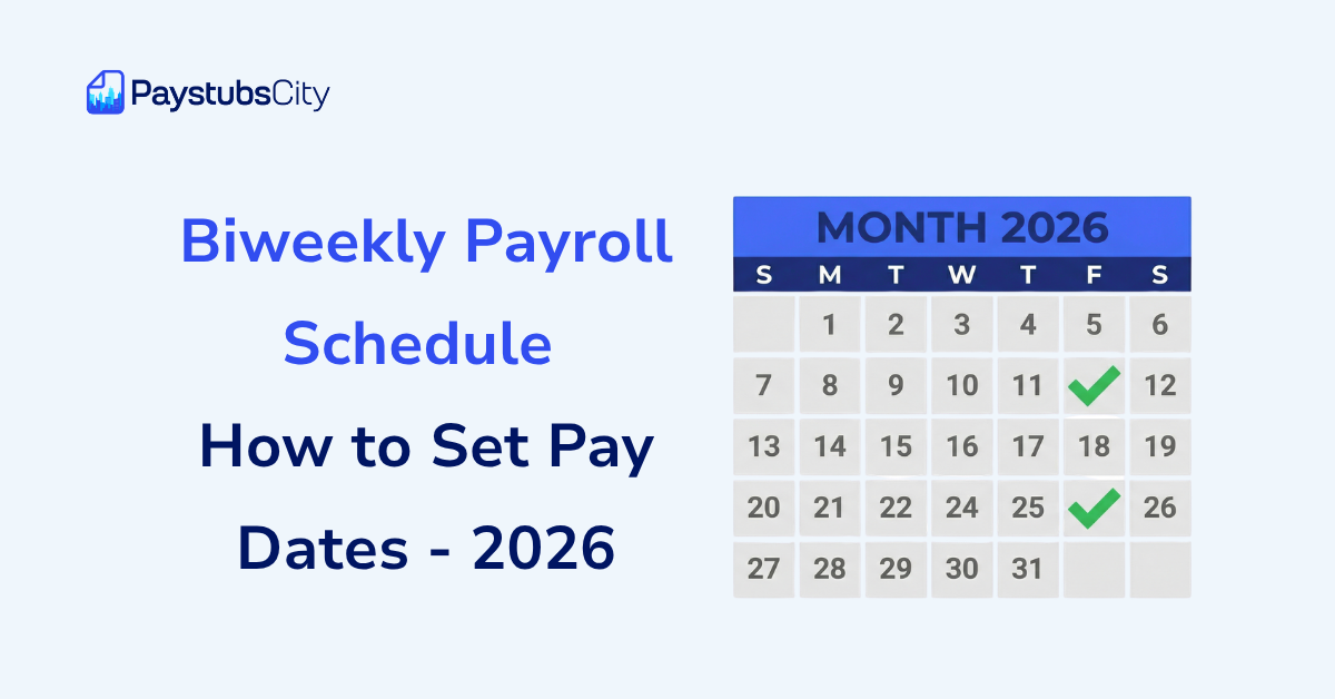 Biweekly Payroll Schedule