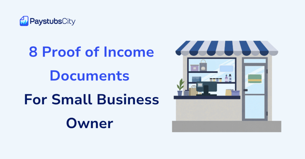 Small Business Owner Proof of Income