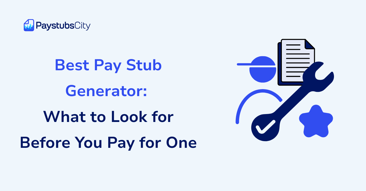 best pay stub generator