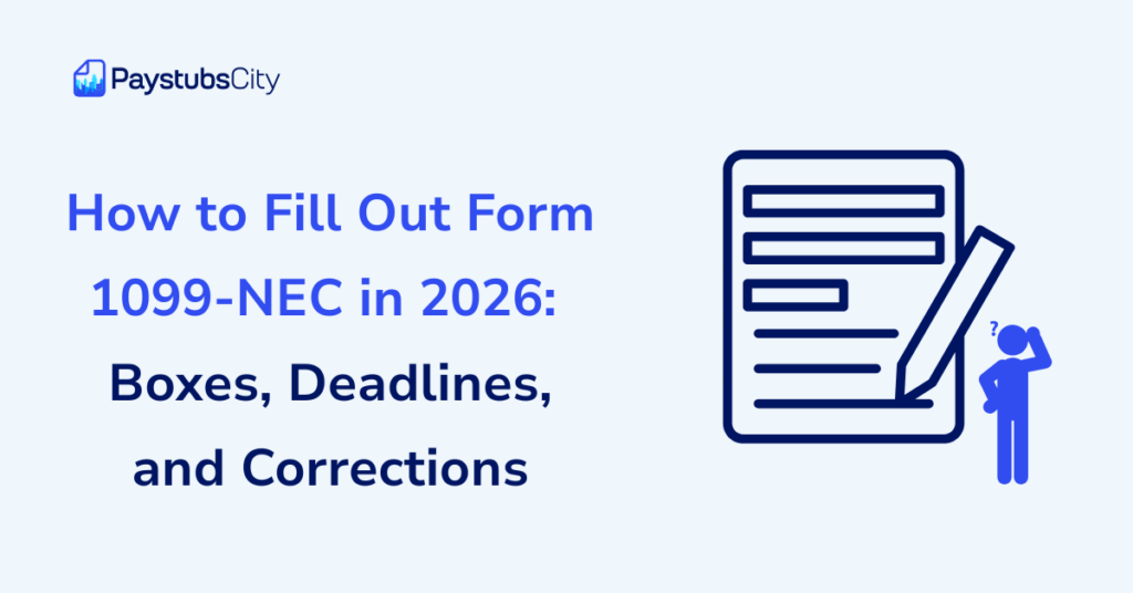 how to fill out form 1099-nec